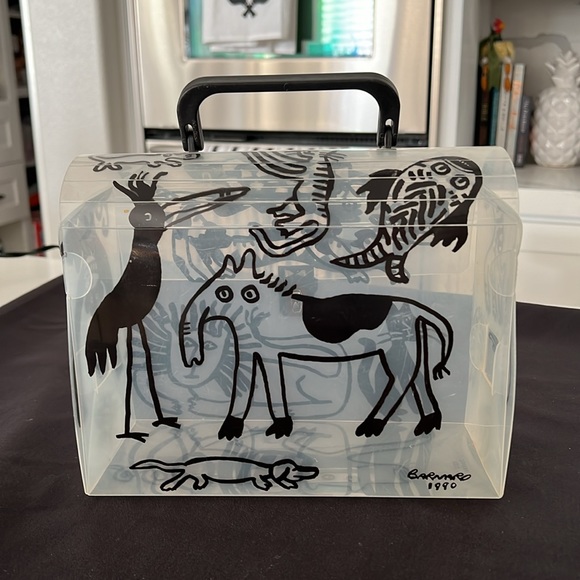Traffic 5205 Animal
Lunch Box Goth Handbag...signed 1980 - Picture 3 of 8